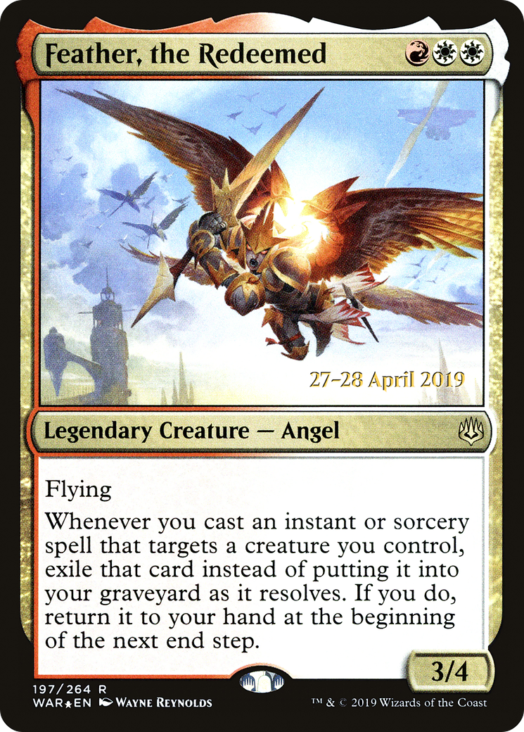 Feather, the Redeemed [War of the Spark Prerelease Promos]-1