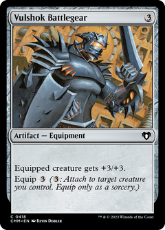 Vulshok Battlegear (CMM-418) - Commander Masters Foil-1
