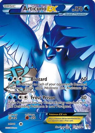 Articuno EX (132/135) [Black & White: Plasma Storm]-1