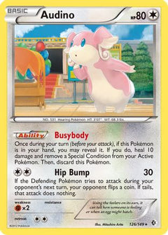 Audino (126/149) [Black & White: Boundaries Crossed]-1