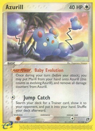 Azurill (31/100) [EX: Sandstorm]-1