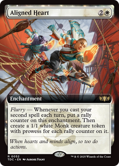 Aligned Heart (Extended Art) [Tarkir: Dragonstorm Commander]-1