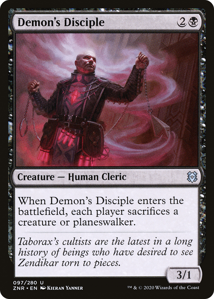 Demon's Disciple [Zendikar Rising]-1