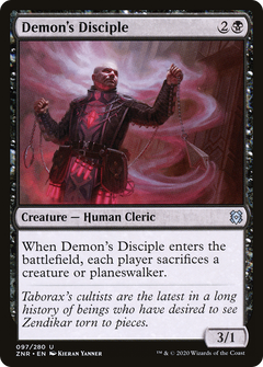 Demon's Disciple [Zendikar Rising]-1