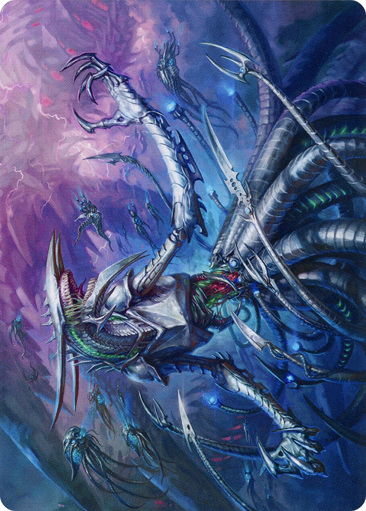 Jin-Gitaxias // Jin-Gitaxias (AMOM-013) - March of the Machine Art Series (Borderless)-3