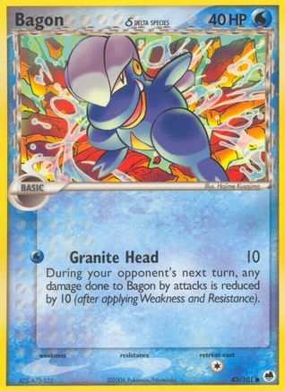 Bagon (43/101) (Delta Species) [EX: Dragon Frontiers]-1