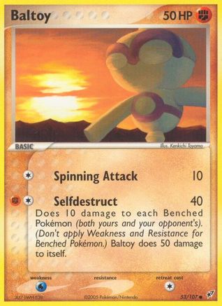 Baltoy (53/107) (Stamped) [EX: Deoxys]-1