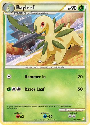 Bayleef (35/123) [HeartGold & SoulSilver: Base Set]-1