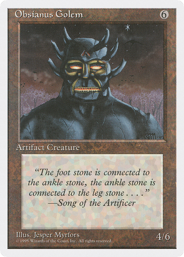 Obsianus Golem [Fourth Edition]-1