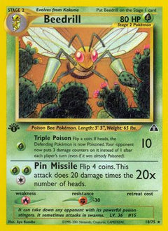 Beedrill (18/75) [Neo Discovery Unlimited]-1