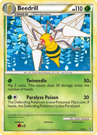 Beedrill (12/95) [HeartGold & SoulSilver: Unleashed]-1