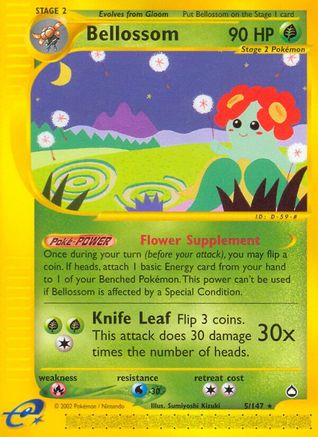 Bellossom (5/147) [Aquapolis]-1