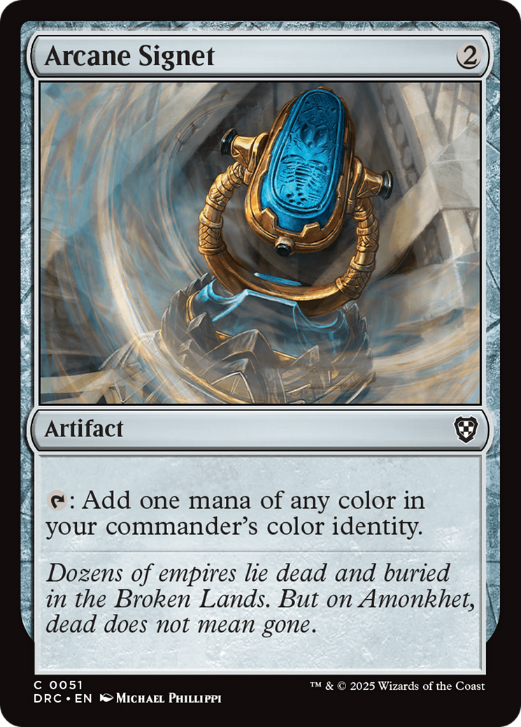 Arcane Signet [Aetherdrift Commander]-1