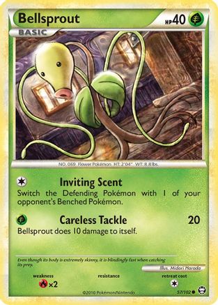 Bellsprout (57/102) [HeartGold & SoulSilver: Triumphant]-1