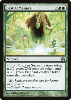 Bestial Menace [Commander 2011]-1