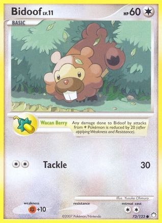 Bidoof (73/123) [Diamond & Pearl: Mysterious Treasures]-1