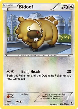 Bidoof (106/124) [Black & White: Dragons Exalted]-1