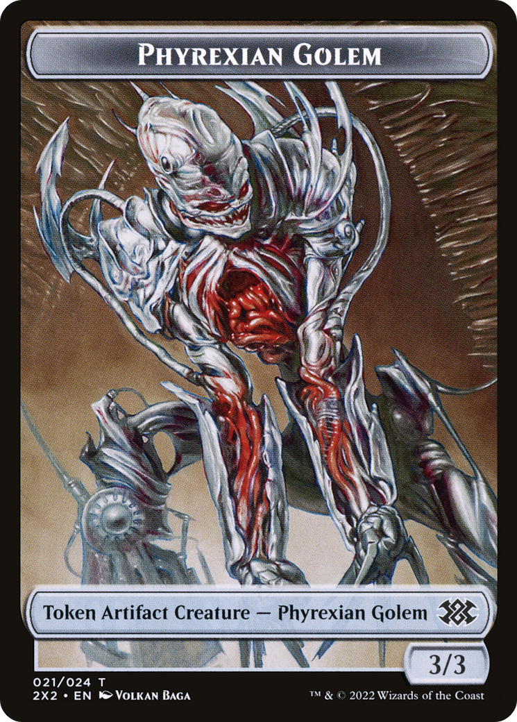 Phyrexian Golem (T2X2-021) - Double Masters 2022 Tokens-1