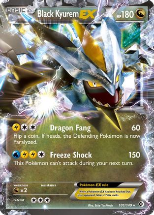 Black Kyurem EX (101/149) [Black & White: Boundaries Crossed]-1