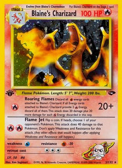 Blaine's Charizard (2/132) [Gym Challenge 1st Edition]-1