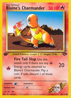Blaine's Charmander (60/132) [Gym Challenge 1st Edition]-1