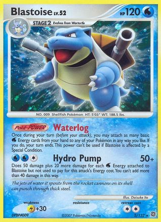 Blastoise (2/132) [Diamond & Pearl: Secret Wonders]-1