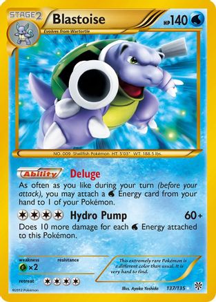Blastoise (137/135) [Black & White: Plasma Storm]-1