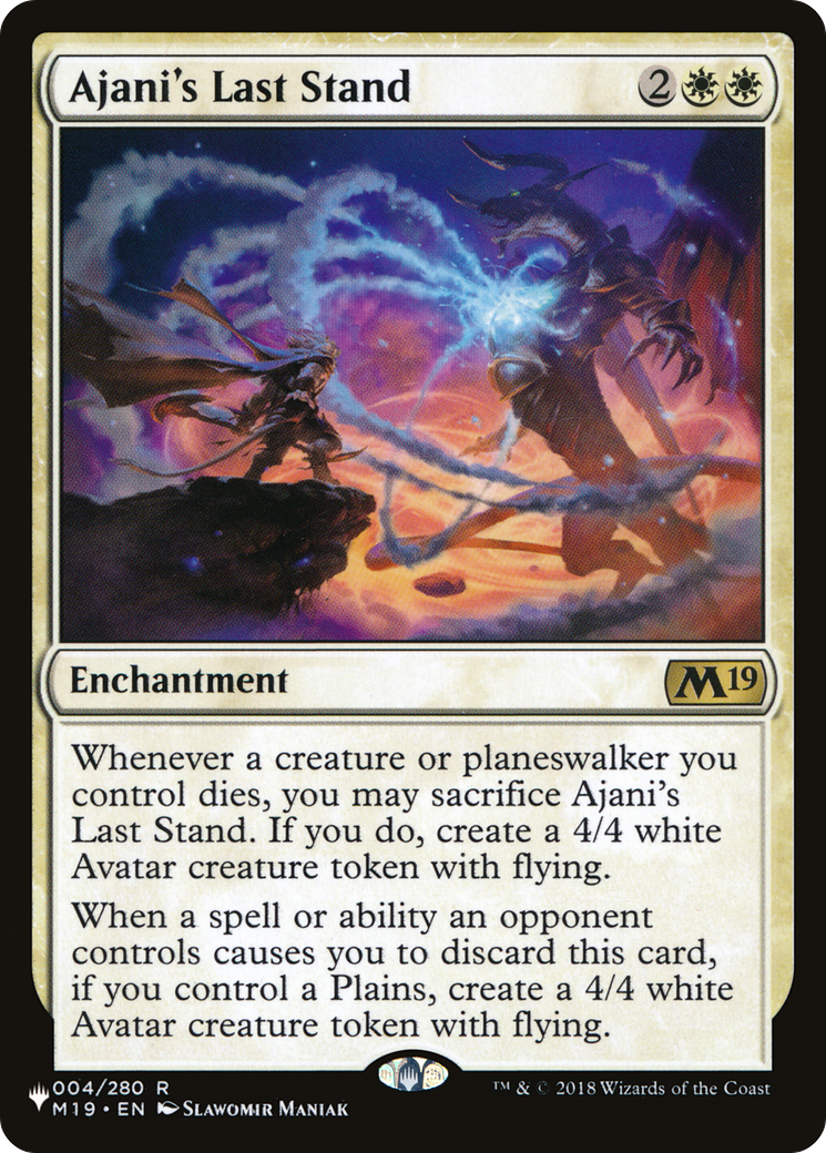 Ajani's Last Stand [The List]-1