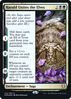 Harald Unites the Elves [Kaldheim Prerelease Promos]-1