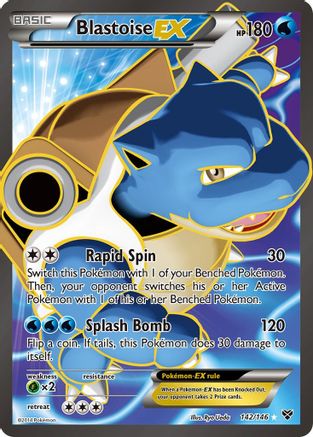 Blastoise EX (142/146) [XY: Base Set]-1