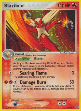 Blaziken (1/106) [EX: Emerald]-1