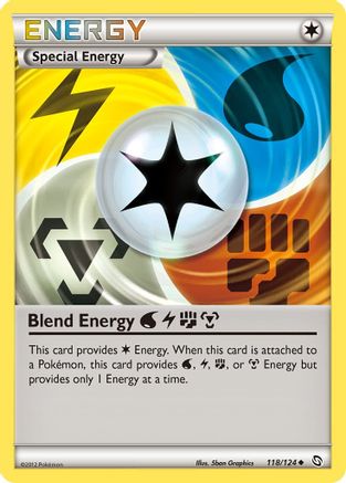Blend Energy WaterLightningFightingMetal (118/124) [Black & White: Dragons Exalted]-1