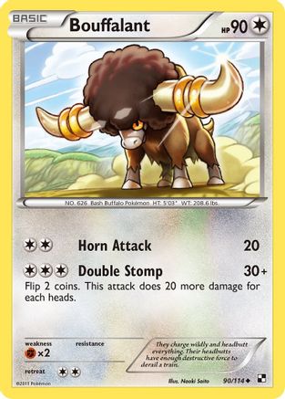 Bouffalant (90/114) [Black & White: Base Set]-1