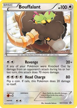 Bouffalant (107/113) [Black & White: Legendary Treasures]-1