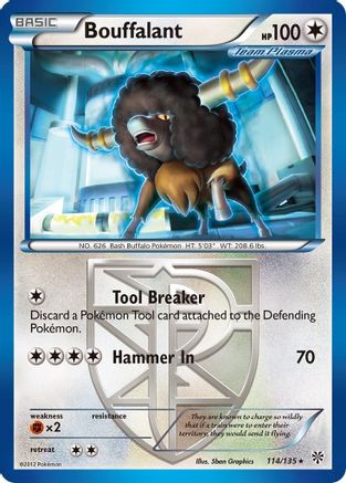 Bouffalant (114/135) [Black & White: Plasma Storm]-1