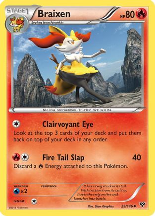 Braixen (25/146) [XY: Base Set]-1