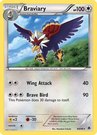 Braviary (88/98) [Black & White: Emerging Powers]-1