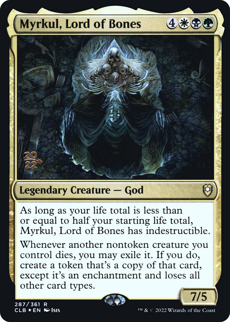Myrkul, Lord of Bones [Commander Legends: Battle for Baldur's Gate Prerelease Promos]-1