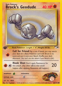 Brock's Geodude (66/132) [Gym Heroes Unlimited]-1
