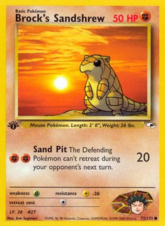 Brock's Sandshrew (72/132) [Gym Heroes 1st Edition]-1