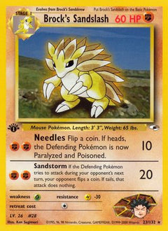 Brock's Sandslash (23/132) [Gym Heroes Unlimited]-1