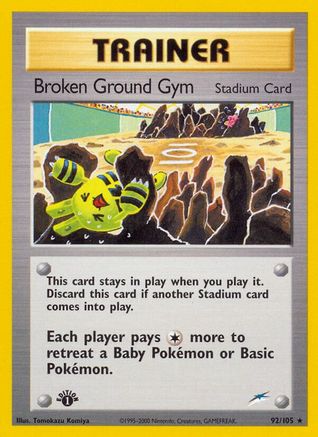 Broken Ground Gym (92/105) [Neo Destiny Unlimited]-1