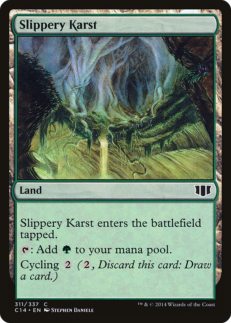 Slippery Karst [Commander 2014]-1