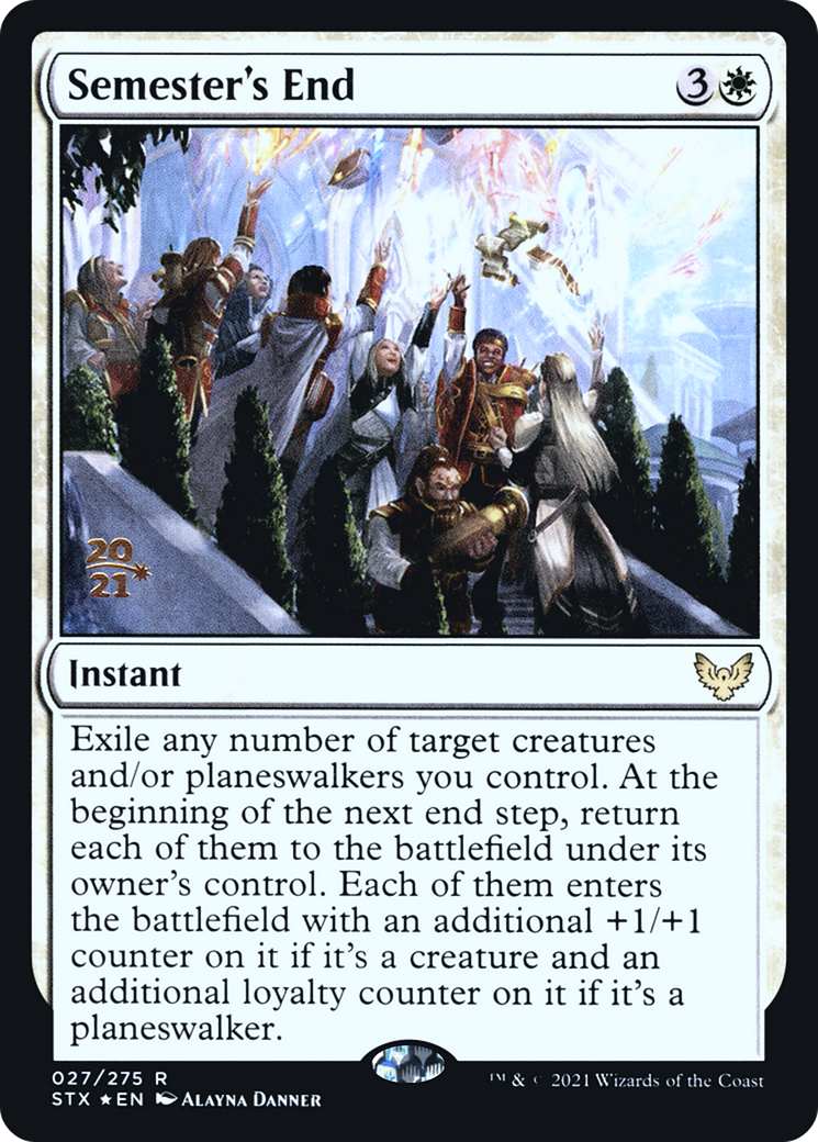 Semester's End [Strixhaven: School of Mages Prerelease Promos]-1