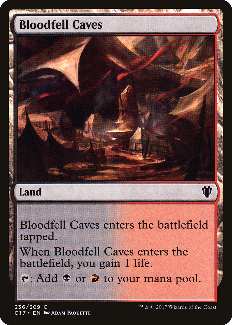 Bloodfell Caves [Commander 2017]-1