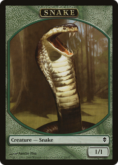Snake Token [Zendikar Tokens]-1