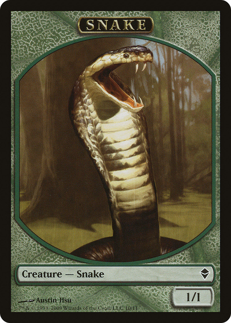 Snake Token [Zendikar Tokens]-1