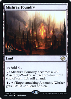 Mishra's Foundry [The Brothers' War Prerelease Promos]-1