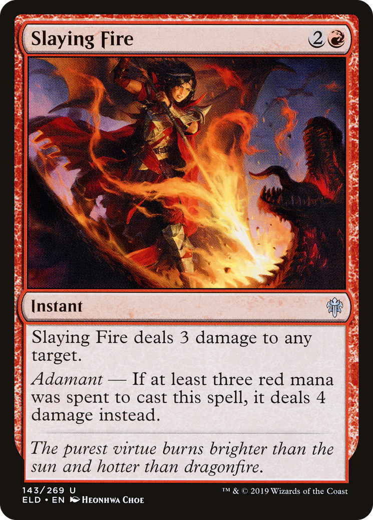 Slaying Fire [Throne of Eldraine]-1