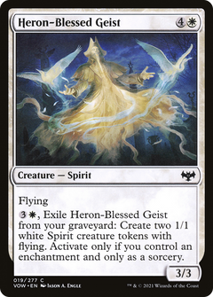 Heron-Blessed Geist [Innistrad: Crimson Vow]-1